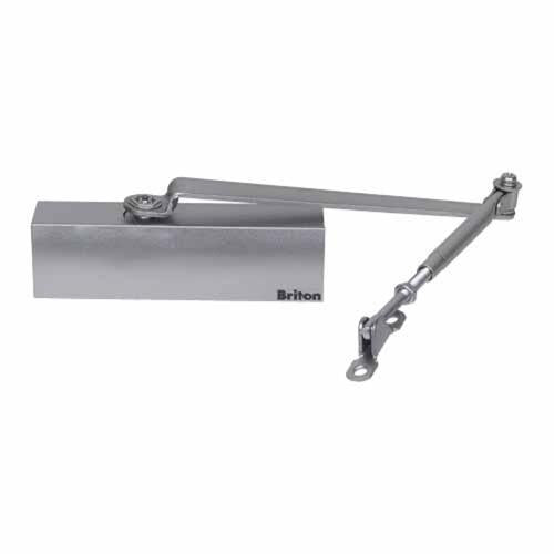Briton Door Closer Silver