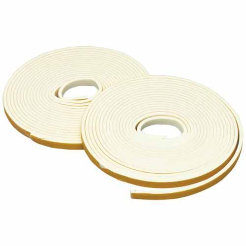 Raven SF20 Door And Window Frame Weather Seal 9mm X 4mm X 10m White Pack of 2