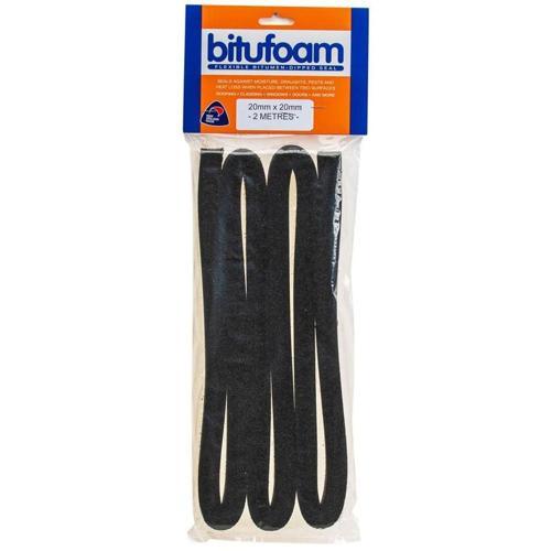 Bitufoam Sealant Foam 20 X 20mm X 2m Black
