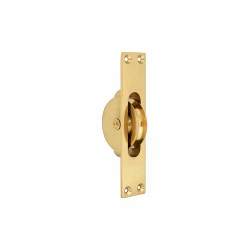 Windsor Sash Pulley Polished Brass Finish