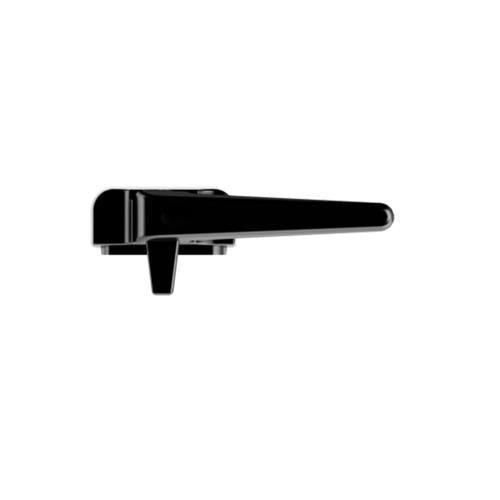 Yale Window Handle Low Profile Right-Hand Sub Fix 80mm Black 80mm Black