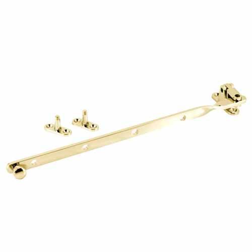 Jaeco Fanlight Window Stay 305mm Brass Plated