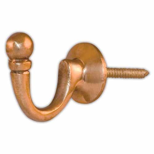 Sullivans Tieback Hook 40mm Brass Plated