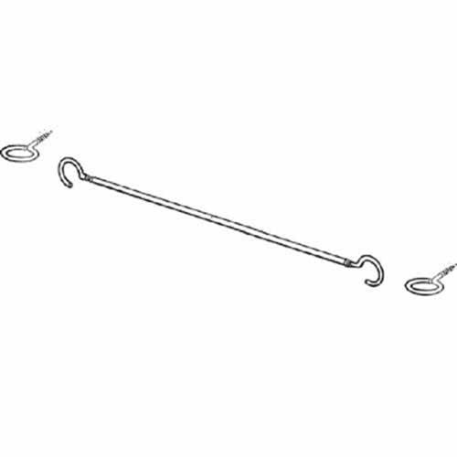 Sullivans Curtain Wire 2m White