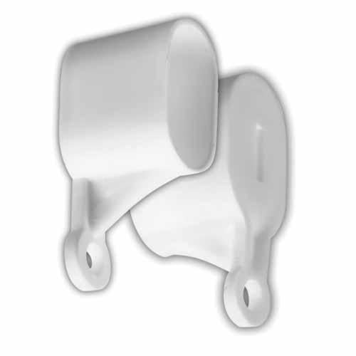 Sullivans Extendable Track Rod Caps Pair White