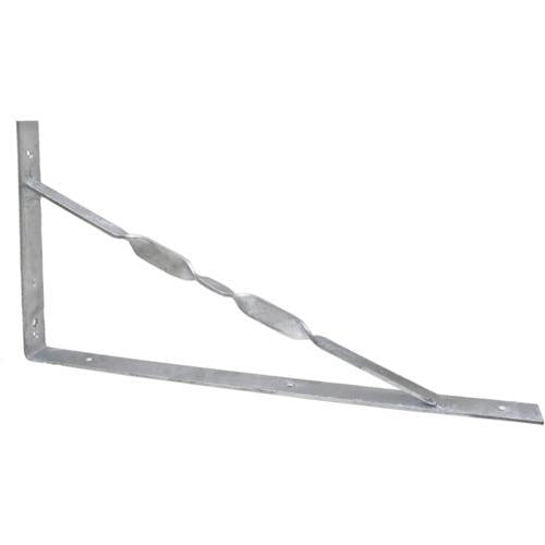 Carinya Twisted Stayed Angle Bracket Galvanised 600 X 300 X 40mm Galvanised