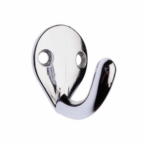 Zenith Single Robe Hook 35mm Chrome Plated
