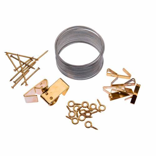 Zenith Picture Hanging Wire Kit Brass Plated
