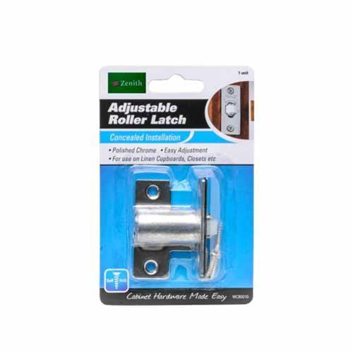Zenith Adjustable Roller Latch Polished Chrome