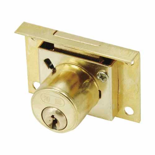Zenith Drawer Lock Brass