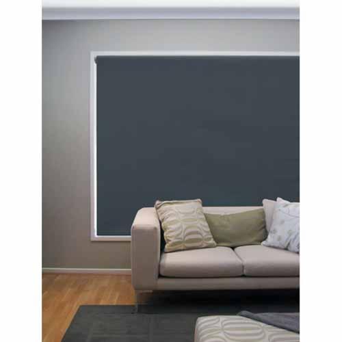 Sullivans Blind Roller Blockout 600x2100mm Charcoal