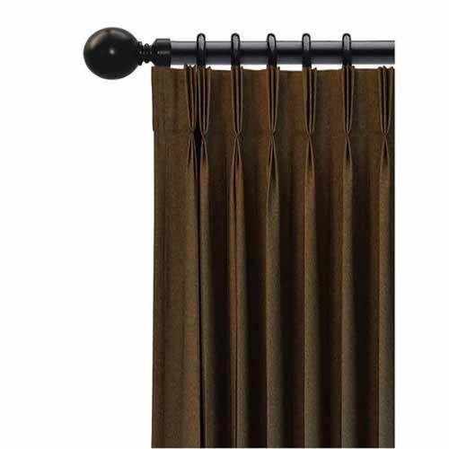 Sullivans Expandable Rod Set With Ball Finial 1200 To 2000mm Black