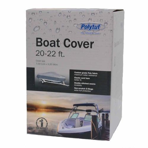 Polytuf Boat Cover 20-22 Feet 6.7m Silver