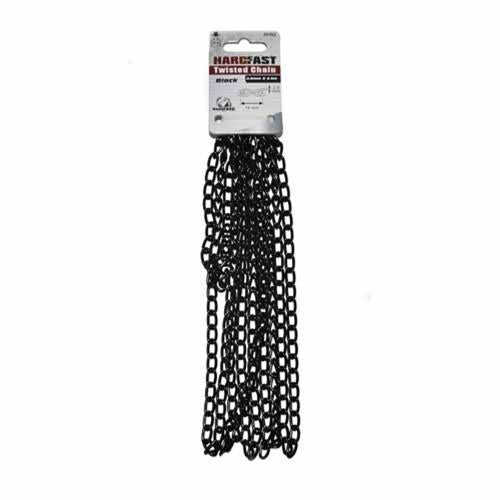Hardfast Twisted Link Chain 2.5m Black.