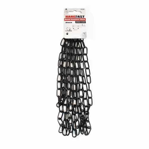 Hardfast Oval Link Chain 2.5m Black