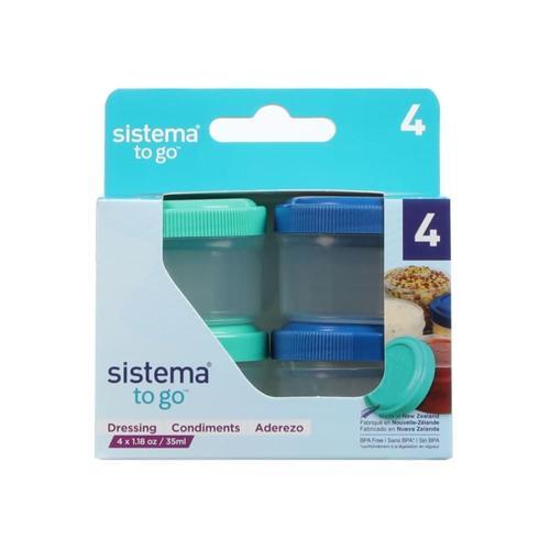 Sistema To Go Food Storage 35mL Blue Mist/Teal
