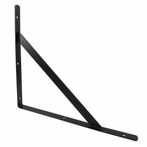 Carinya Shelf Bracket 400 X 350 X 25mm Satin Black