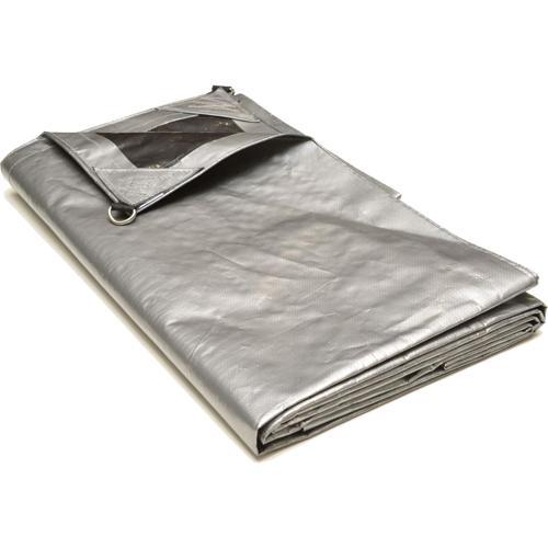 Jobmate Tarpaulin D-Ring 3m X 3.6m Silver/Black
