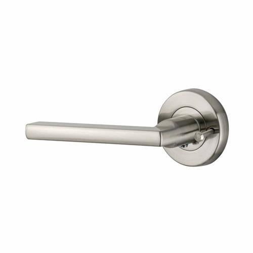 Sylvan Centro Asti Privacy Lever Handle Satin Nickel Plate