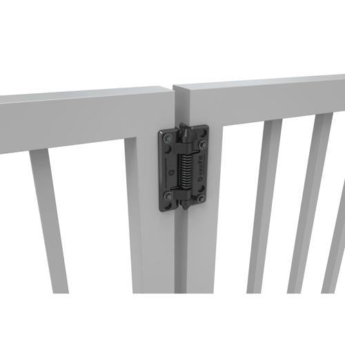 D&D Technologies KwikFit Self-Closing Gate Hinge Black 110mm 82mm 24mm Black