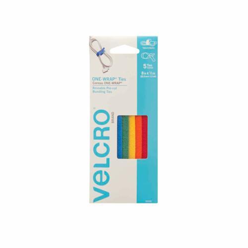 VELCRO Brand ONE-WRAP Brand Bundling Ties 12mm X 203mm Pack of 5