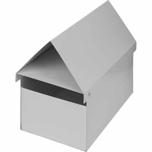 Mail Boss Cheviot Metal Letterbox 210mm 170mm 280mm White