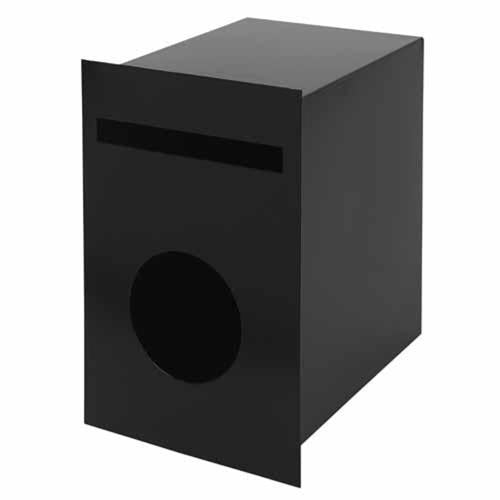 Mail Boss Hauraki Metal Letterbox 295mm 200mm 250mm Black