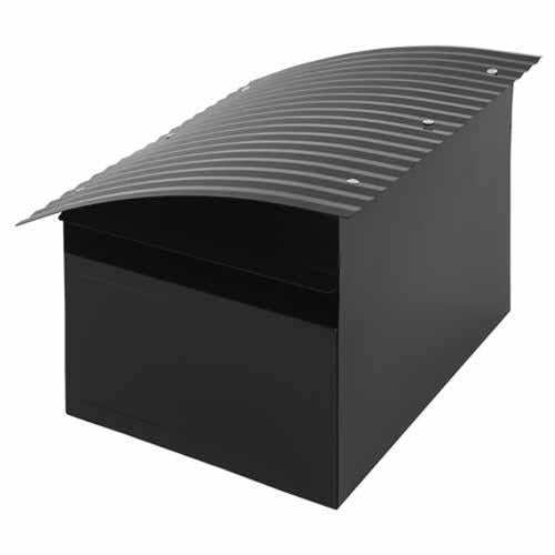 Mail Boss Piha Metal Letterbox 210mm 270mm 345mm Black