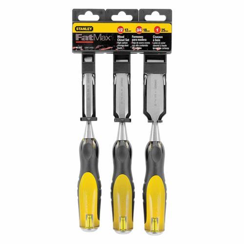 Stanley Butt Chisel Set 3 Piece Yellow