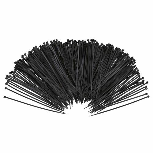 Number 8 Cable Ties 3.6mm X 200mm Pack of 300 Black