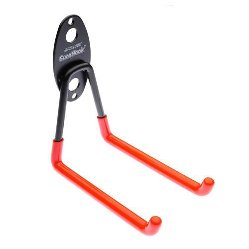 Zenith SureHook Garage U Hook Medium Black/Orange