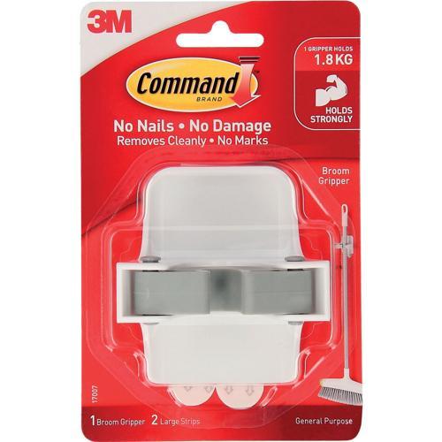 Command Broom Gripper 17007-ES White