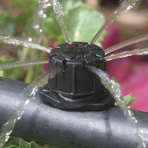 Neta Adjustable Dripper Barb 4mm Black Pack of 10