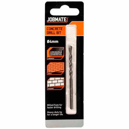 Jobmate Masonry Bit Concrete 4mm Silver