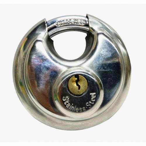 Jobmate Disc Padlock 70mm Pack of 3 Stainless Steel