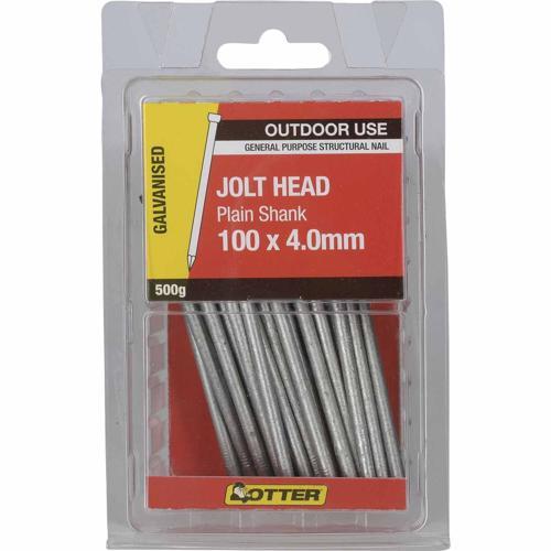 Otter Jolt Head Nails 100 X 4.0mm 500g Galvanised