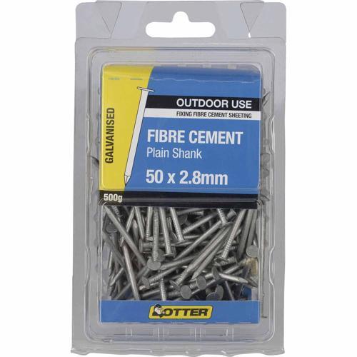 Otter Fibre Cement Nails 50 X 2.8mm 500g Galvanised