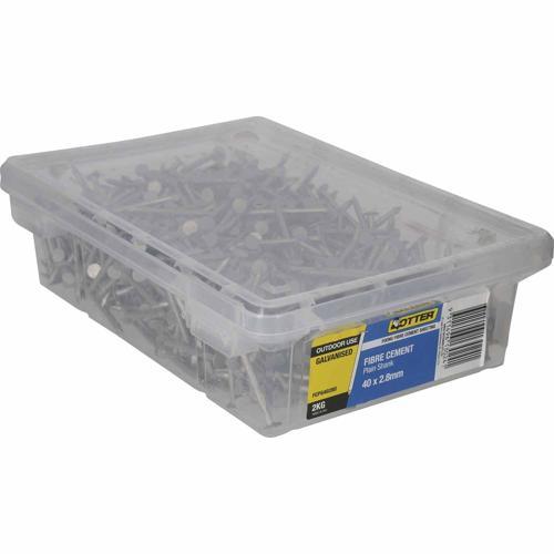 Otter Fibre Cement Nails 40 X 2.8mm 2kg Galvanised