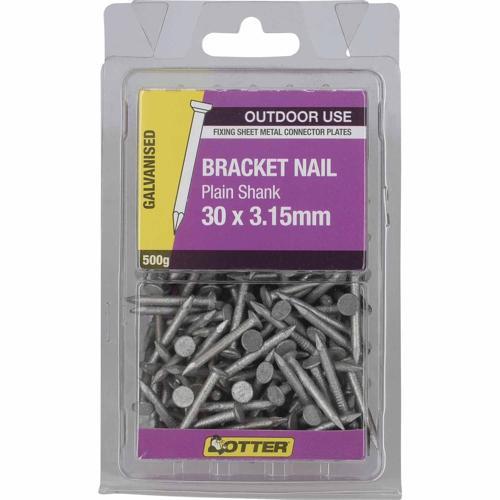 Otter Bracket Nails 30 X 3.15mm 500g Galvanised