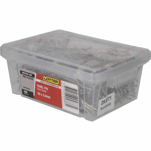 Otter Panel Pin 50 X 2.0mm 1kg Zinc Plated