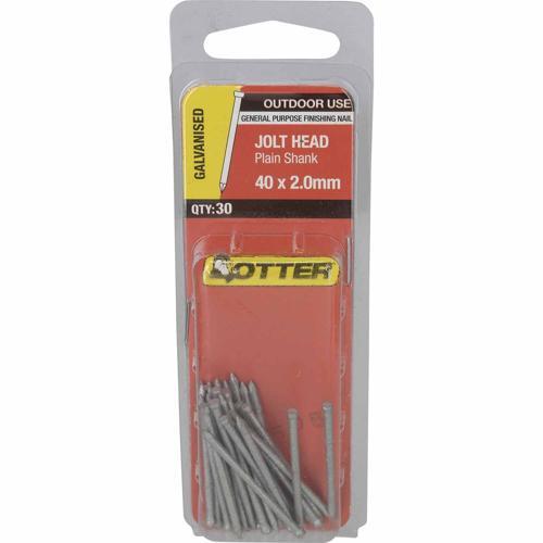 Otter Jolt Head Nails 40 X 2.0mm Galvanised Pack of 30