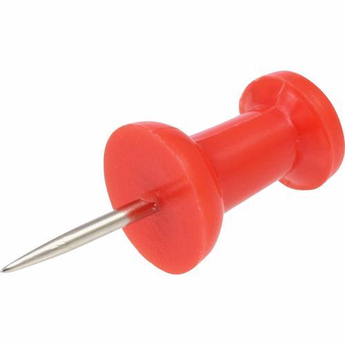 Hillman Push Pin Pack of 16 Red