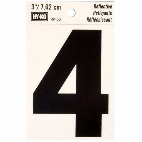 HY-KO Letterbox Number 4 76mm