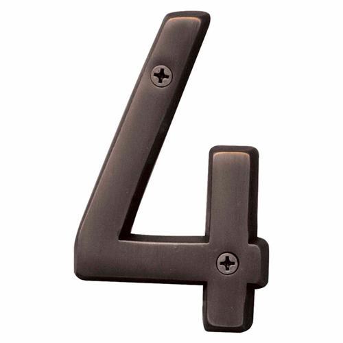 HY-KO Letterbox Number 4 102mm Old World Bronze