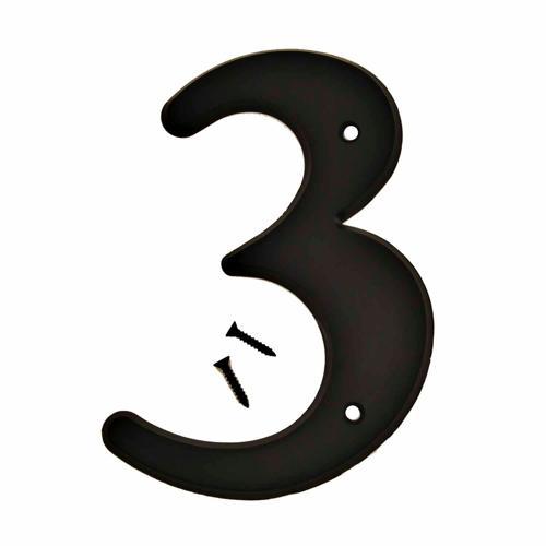 HY-KO Plastic House Number 3 152mm