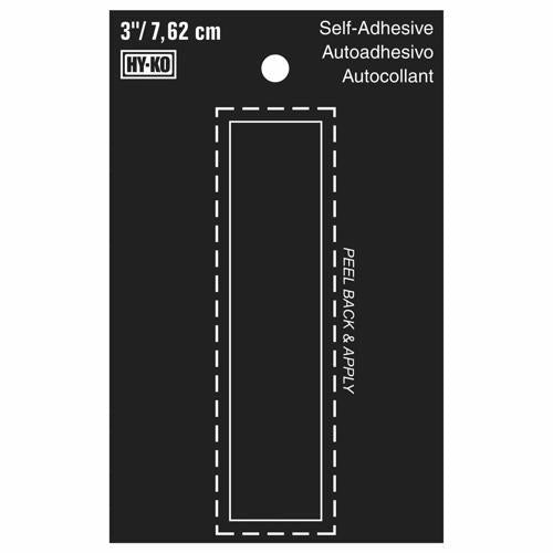 HY-KO Letterbox Letter I 76mm Black