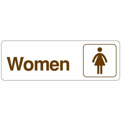 HY-KO Restroom Women Sign 76mm L: 229mm