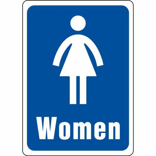 HY-KO Restroom Women Sign 178mm L: 127mm