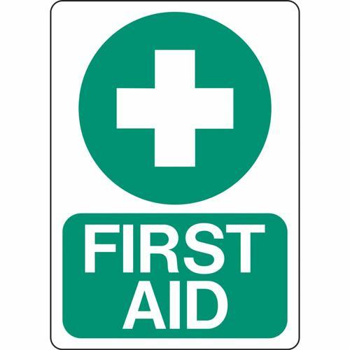 HY-KO First Aid Sign 178mm L: 127mm