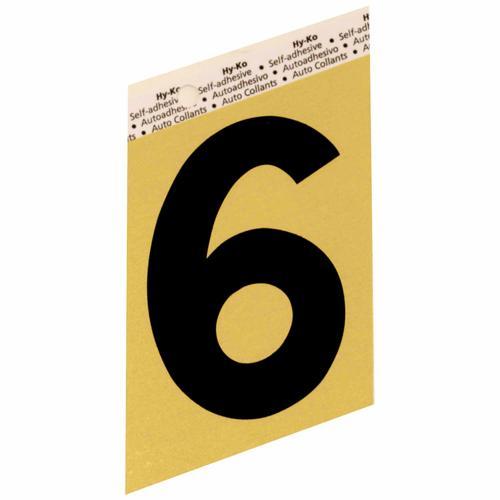 HY-KO Letterbox Number 6 89mm